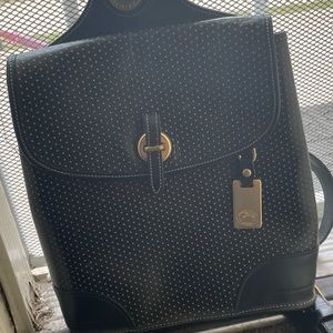 Dooney & Bourke black backpack purse